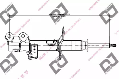 Амортизатор DJ PARTS DS1106GS